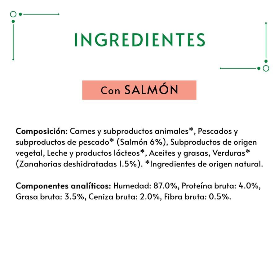 5 sobres x 10 g Gourmet Nature&rsquo;s Creations Snack H&uacute;medo de Salm&oacute;n para gatos, , large indicador imagen numero 7